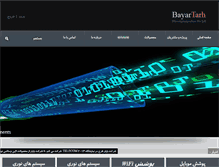 Tablet Screenshot of bayartarh.com